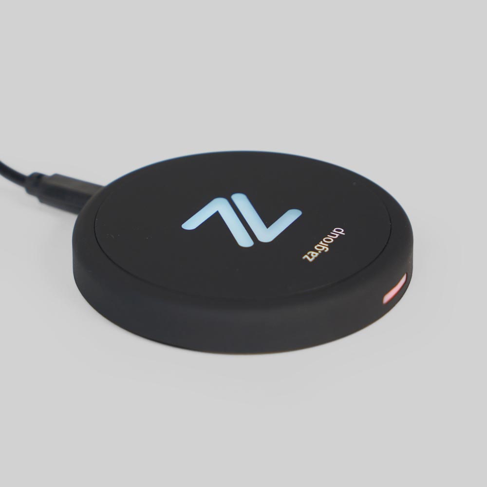 Wireless Charger with LED light up logo